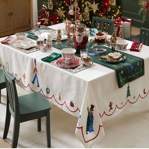 PB Kids / Rifle Paper Co. | Christmas Wipeable Tablecloth, The Nutcracker